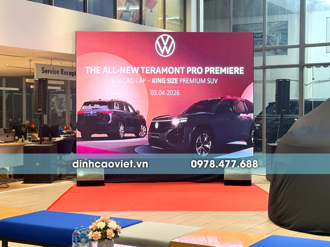 Cho Thuê Âm Thanh, Màn Hình Led Phục Vụ Ra Mắt Ô tô 
