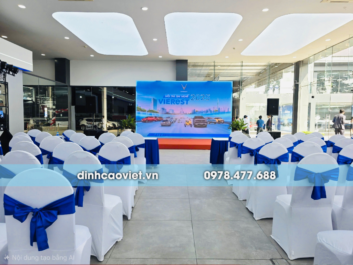 Cho Thue Âm Thanh, Màn Hình Led Phục Vụ Ra Mắt Xe Vinfast