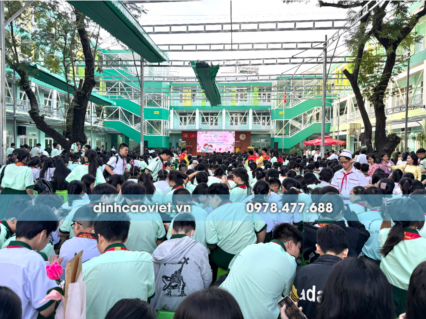 Cho Thuê Dàn Âm Thanh Phục Vụ Trường Học Cho 1000 Người